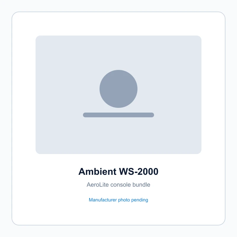 Ambient Weather WS-2000 (AeroLite) thumbnail